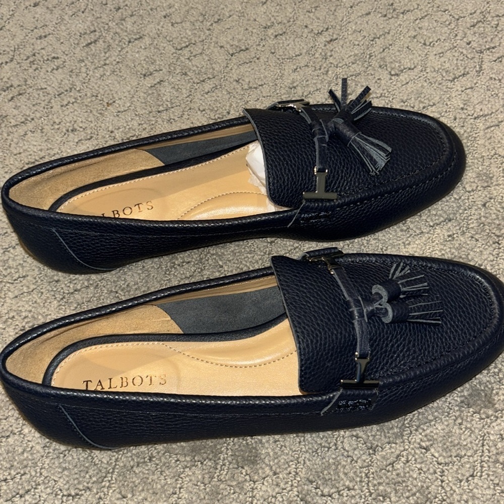 Talbots Indigo Blue Flats with Classic Design and Cushioned Insole Sz 8 NIB - Picture 6 of 11